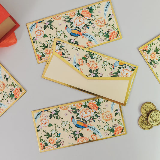 Petal & Plume Print Money Envelopes