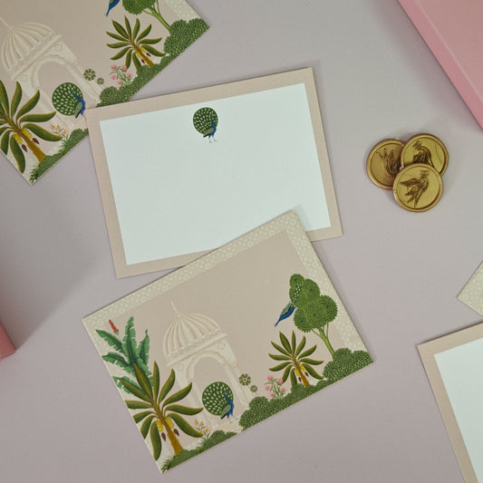 Mughal Collection Peach Notecard Set
