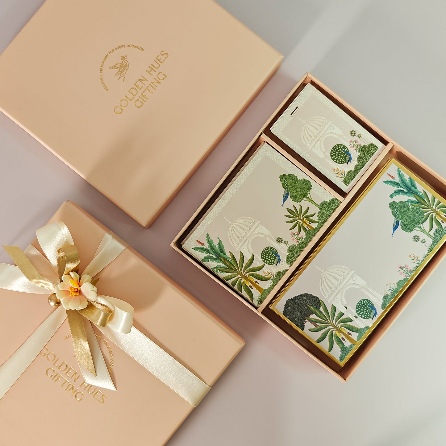 Mughal Collection (Peach) Trio Gift Set