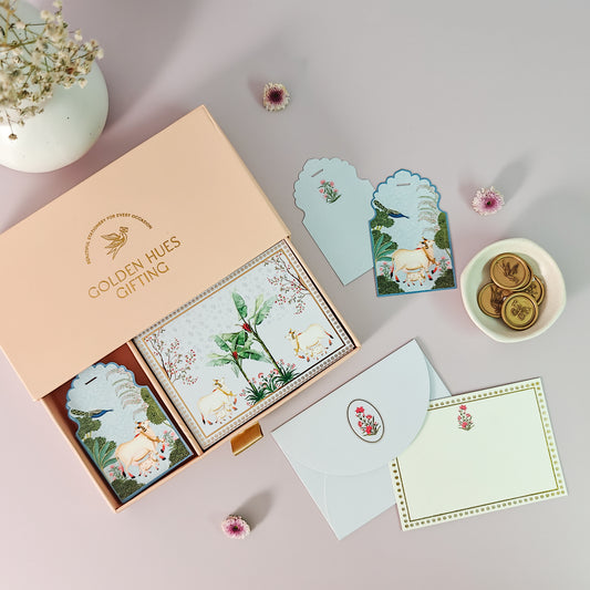 Pichwai Collection (Blue) Mini Gift Set