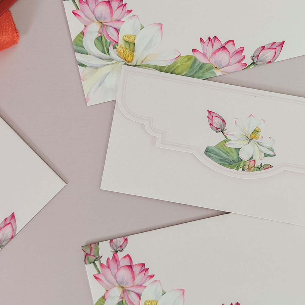 Rosewood Lotus Money Envelopes