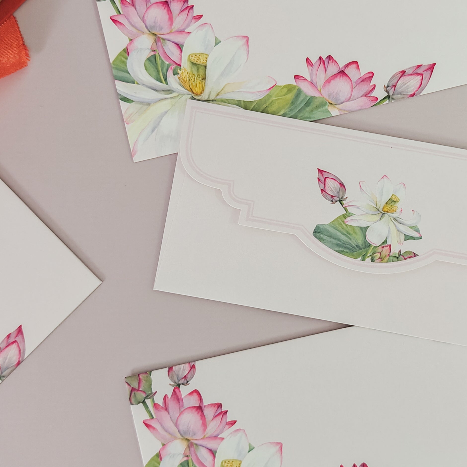 Rosewood Lotus Money Envelopes