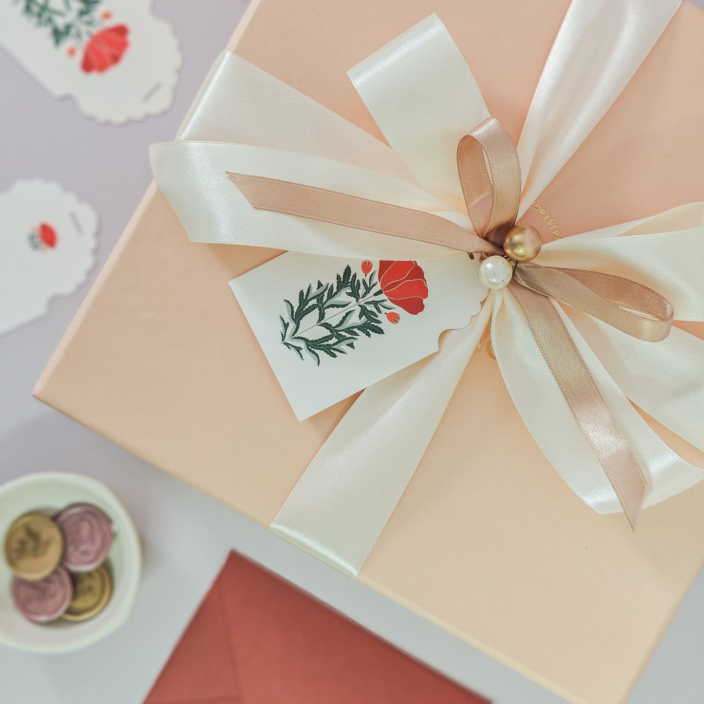 Rustic Royale Print Gift Tags