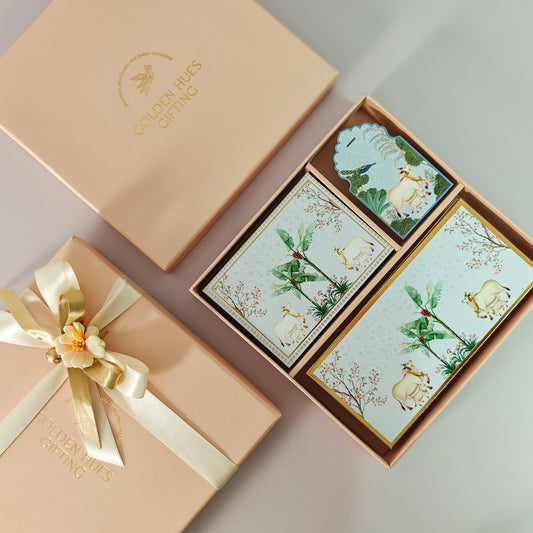 Pichwai Collection (Blue) Trio Gift Set