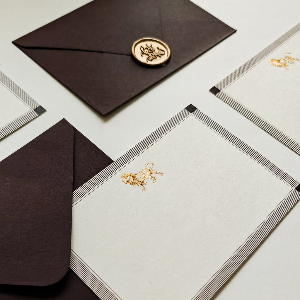The Lion Notecard Set