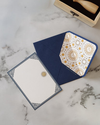 Golden Sun Notecard Set