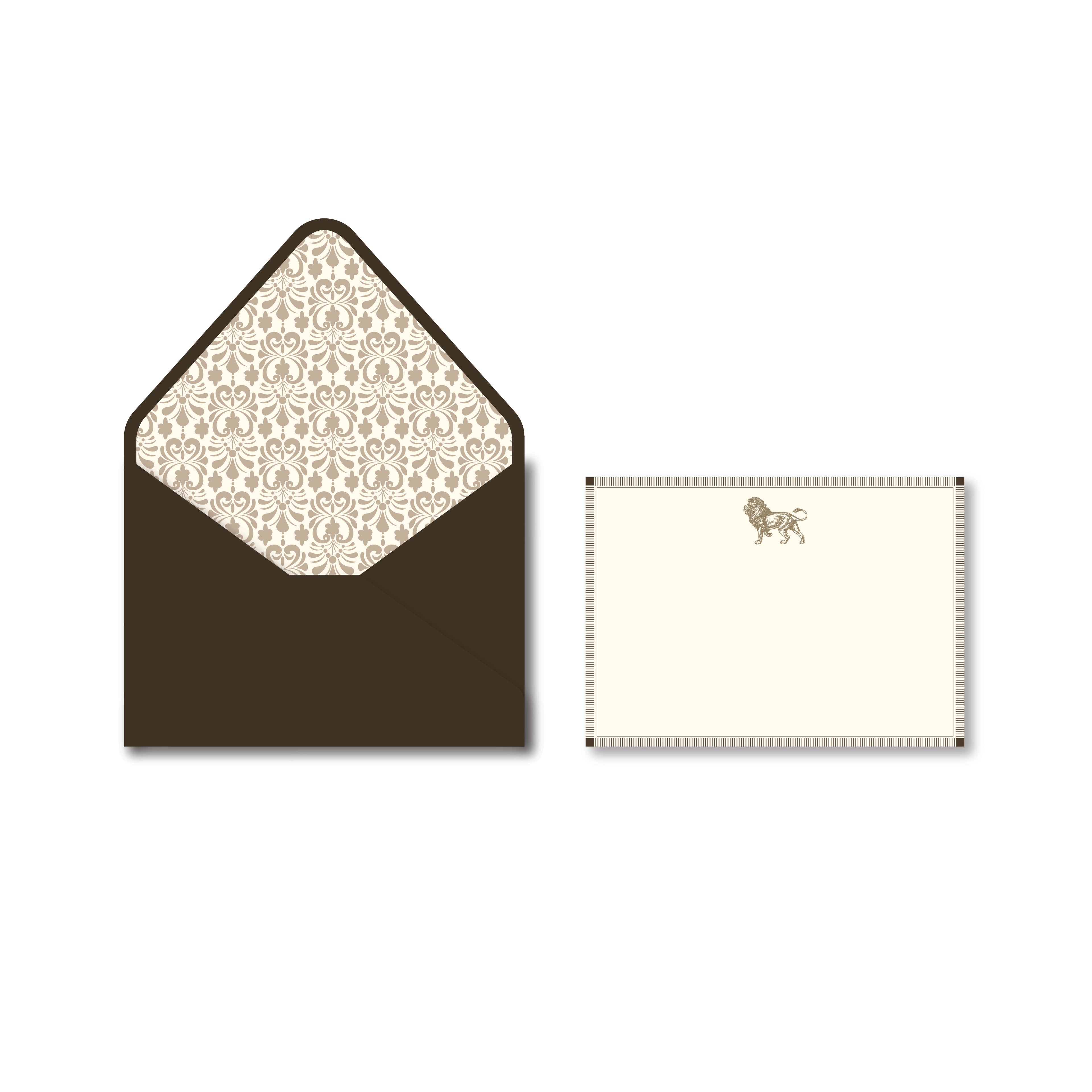 The Lion Notecard Set