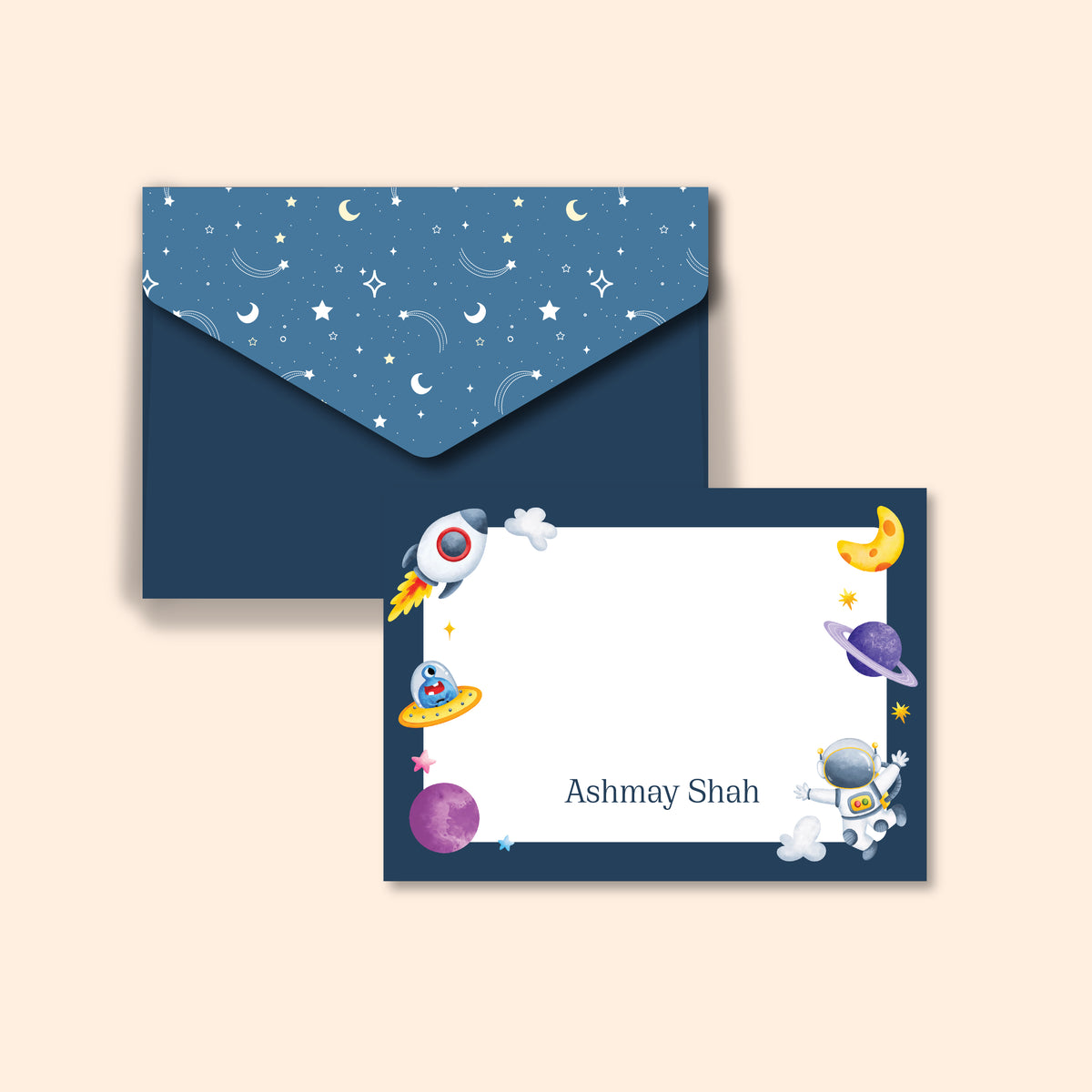 Trip To Outerspace Stationery Set