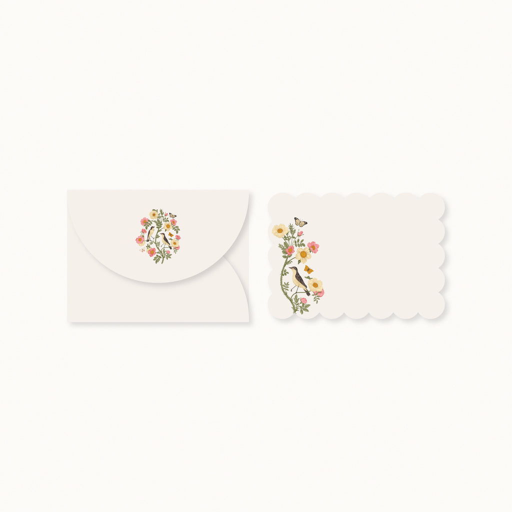Ivory Blooms Notecard Set