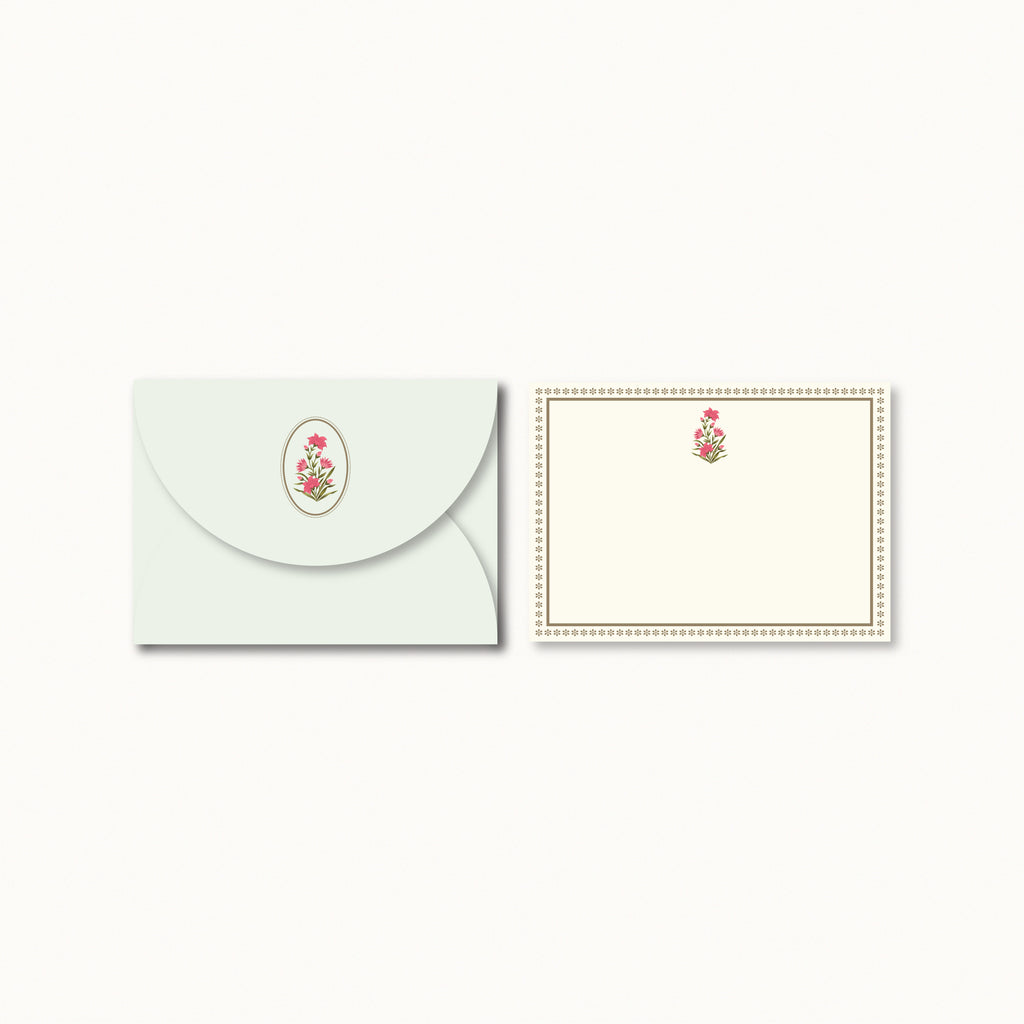 Pichwai Collection Green Notecard Set
