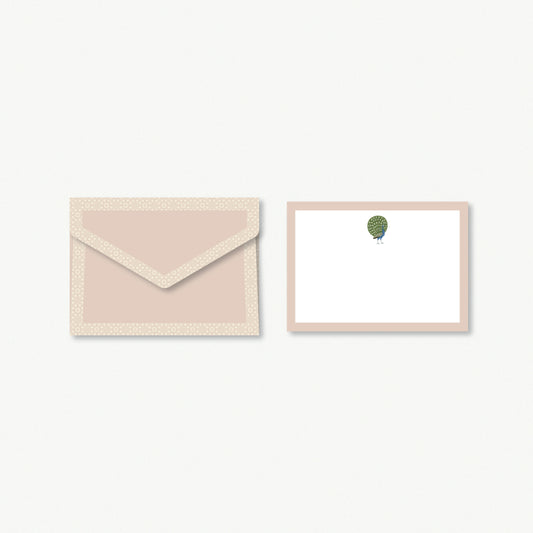 Mughal Collection Peach Notecard Set